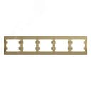 GLOSSA Рамка горизонтальная 5 постов титан