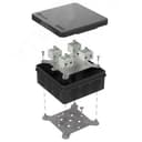 Коробка огнестойкая для о/п двухкомпонентная 60-0303-9005-FR6.0-8 Е15-Е120 100х100х40