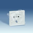 Накладка розетки с заземлением, Scudo, серый