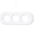 Лизетта Рамка 3-х постовая, пластик, цвет Белый