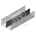 Кабельный лоток неперфорированный с вмонтированным разделителем, высота - 110 мм, ширина - 100 мм, длина - 3000 мм, толщина - 1,5 мм, кратность - 3м, HD - Оцинкованная сталь (методом горячего цинкования)