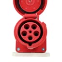 Розетка 135 63А 6h 380AC 3P+PE+N IP67 для монтажа на поверхность КЭАЗ 241221