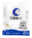 Патч-корд UTP, категория 5e, 0.3 м, неэкранированный, белый Cabeus PC-UTP-RJ45-Cat.5e-0.3m-WH