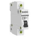 Автоматический выключатель 1P 50А (C) 4,5кА ВА 47-29 EKF Basic (mcb4729-1-50C)
