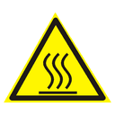 Знак наклейка W26 "Осторожно. Горячая поверхность" (200x200x200) ГОСТ 12.4.026-2015 EKF PROxima