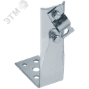 Держатель проводника круглого 6-10мм винтовой угловой h=150мм оцинкованная сталь HDZ IEK