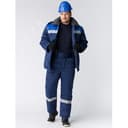 Костюм зимний Труженик-Ультра (ткань Смесовая,210) брюки, темно-синий васильковый, 48-50 182-188