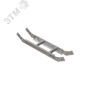 Угол вертикальный шарнирный 80х300х2,0 мм HD85 N