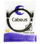 Патч-корд 2xRJ-45/8P8C U/UTP кат.5е (2 м) Cabeus PC-UTP-RJ45-CAT.5E-2M-BK