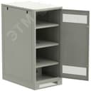 Шкаф LINEA B (пустой) 1450х600х950мм металлическая дверь серый ITK