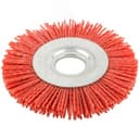 Корщетка-колесо нейлоновая, посадочный диаметр 22,2 мм, Профи 100 мм