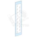 Дверь прозрачная кабель-канал напольного шкафа 33 модуля Schneider Electric