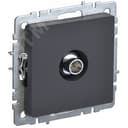 BRITE Розетка TV оконечная РТВ11-0-БрГ графит IEK