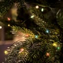 Светодиодная гирлянда Feron CL583 линейная Роса на проволоке мультиколор c питанием от сети 220V 20м сетевой шнур 15м 51444