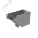 Угол верт. внеш. L 80х150 мм с разворотом трассы на 90 гр. ПЛЮС INOX304