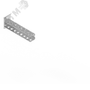 Консоль легкая 40х40 L200 s:4 мм П(U)-образная