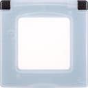 Рамка с защитной крышкой IP 44 INSPIRIA антрацит LEGRAND