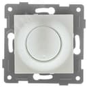 Диммер Ugra, 500 W, механизм, с накладкой и воротком, жемчуг