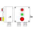 Взрывозащищенный пост управления из полиэстера CPE-Р-05 - (1xLR(250) - P1G(11) - 1xP3E(11)) - 2x6018AASBKGM2SB(C)1Ex d e IIC T6 Gb / Ex tb IIIC T80°C Db IP66