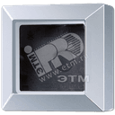 Коробка для накладного монтажа 1-я с негорючим основанием, в комплекте с рамкой  для установки устройств и накладок серии A  для горизонтальной/вертикальной установки  Серия- AS500  Материал- дуропласт  Цвет- алюминий