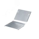 Крышка на угол вертикальный внутренний 45 градусов 80х300, 2,0 мм, цинк-ламель, в комплекте с крепежными элементами необходимымидля монтажа