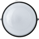 Светильник НПП-60w термостойкий круглый без решетки IP54 черный