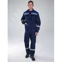 Костюм Титан СОП с капюшоном (ткань Смесовая,210) п к, темно-синий васильковый, 52-54 182-188