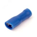 Наконечник плоский РппИм 1.5-2.5 0.8 синий QUADRO (1 00шт) полностью изолированный (розетка)