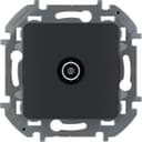 Розетка телевизионная TV Inspiria 2дБ 0-2400мГц с топологией «звезда» механизм антрацит Leg 673853