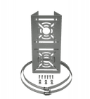 Кронштейн ST-BMS (С ХОМУТОМ) средний универсальный для крепления 2-х видеокамер Space Technology
