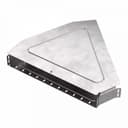 Угол горизонтальный 45 градусов с крышкой Стандарт 600х80 Промрукав (PR16.0620)