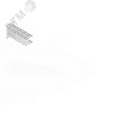 Консоль двойная 60х80 L100 (s:2) П-образная усиленная Сендзимир цинк