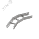 Угол лестничный горизонтальный 45 гр. 80х100х1,2 мм N LGL45-80-100-1.2 N КМ-профиль