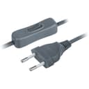 Шнур Navigator 61 722 NPS-FS-170-2x0.5-GR 1.7м с выкл. серый