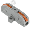 Строительно-монтажная клемма СМК 222-4111P проходная с площадкой (50шт/упак) IEK