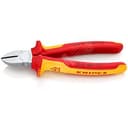 Бокорезы VDE 1000V резка - мягкая проволока 4мм проволока средней твердости 3мм твердая проволока 25мм L=180мм 62HRC диэлкектрические хромированные двухкомпонентные рукоятки блистер