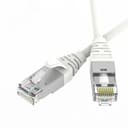 Патч-корд экранированный Ultra SLIM CAT6A S/FTP 4х2, 30 AWG, LSZH, белый, 3м DKC