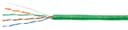 Кабель витая пара LAN U/UTP 4x2x24AWG кат.5е, нг(А)-LSLTx (100 м) зеленый Cabeus (UTP-4P-Cat.5e-SOLID-LSLTx-GN-100)