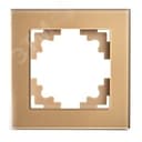 Рамка одноместная, Катрин, стекло, золото Stekker