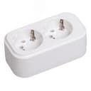 Колодка K02 2 места 2P+PE 16A CLASSIC