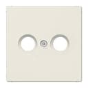 Накладка для телевизионной розетки (TV-FM)  Серия LS990  Материал- термопласт  Цвет- слоновая кость