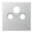 Накладка для телевизионной розетки (SAT-TV-FM)  Серия LS990  Материал- металл  Цвет- алюминий JUNG