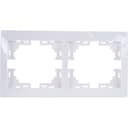 Рамка 2-м Mira горизонт. бел. LEZARD 701-0200-147