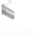 Консоль 115х40 основание 100 s:4 облегченная горячий цинк