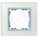 Рамка на 2 поста, S82N, серебро - алюминий (стекло)