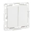 Стокгольм Механизм Выключателя 2-кл. 10А в/к белый