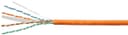 Кабель LAN UTP (U/UTP), кат. 6, 4 пары (23 AWG), LSZH, нг(А)-HF, оранжевый Cabeus UTP-4P-Cat.6-SOLID-LSZH (305 м)