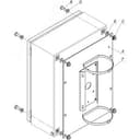 Кронштейн для крепления на опору коробок КМ и шкафов монтажных ШМ