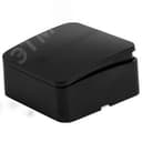 Выключатель двухклавишный с индикатором 250В 10А IP20 серия София черный матовый STEKKER