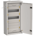 TITAN 5 Корпус металлический ЩРн-36 (1х36) 585х310х140мм IP31 серый (одна дверь) IEK